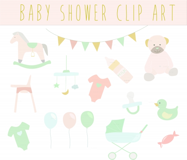 baby shower items clipart - photo #37
