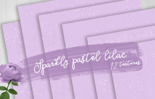 Sparkly Pastel Lilac
