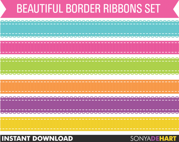 free clip art ribbon borders - photo #44