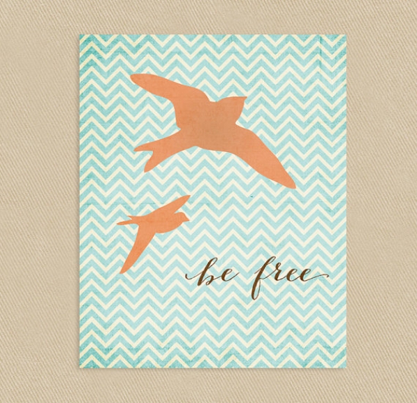 Download Be Free Birds Wall Art 