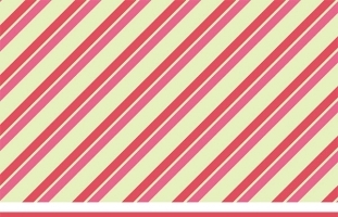 Coral Stripe Card