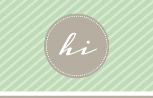 Mint Green Hi Card