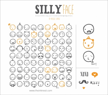 Silly Face (Clipart)