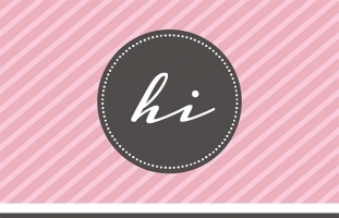 Brown/Pink Hi Card