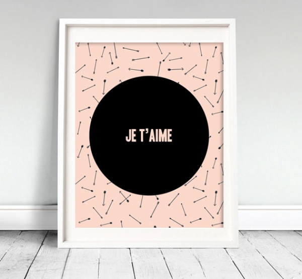 Download Je t'aime Wall Art 
