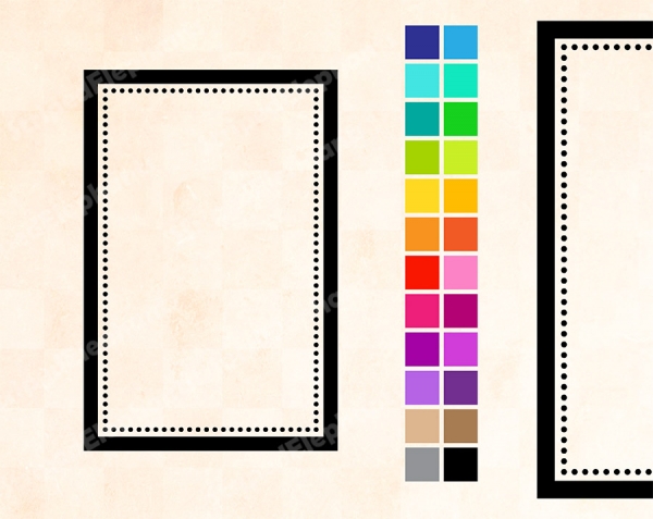 Download Dotty Rectangle Frames 