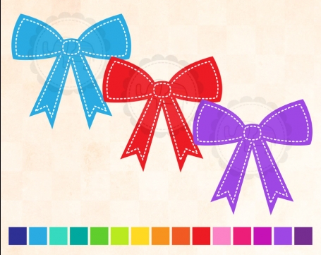 Gift Bows Clipart