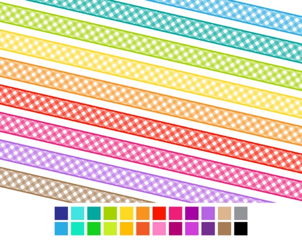 Download Gingham Digital Ribbon 