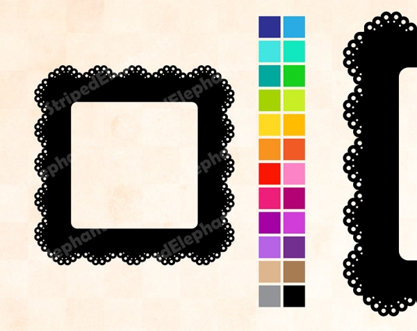 Download Lace Square Frames 