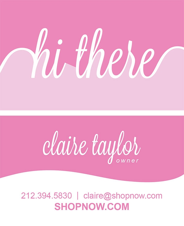 Download Pink Hi There Card 