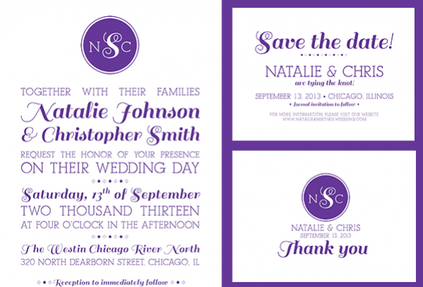 Download Purple Mix Type Invite Suite 