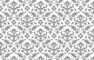 Grey/White Damask