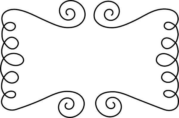 Black Doodle Swirl - Free / Clip Art | Luvly