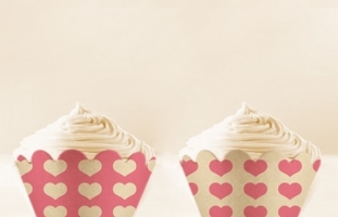 Pink Love DIY Printable Cupcake