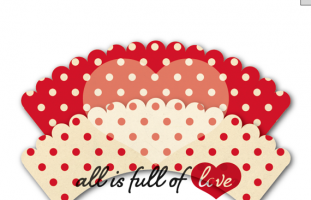 Red Retro DIY Printable Cupcake