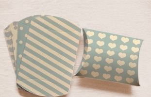 Blue Love DIY Pillow Box