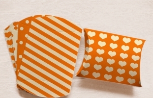 Orange Love DIY Pillow Box