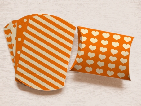 Orange Love DIY Pillow Box