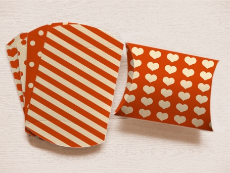 Tangerine Love DIY Pillow Box