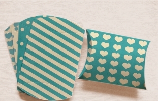 Turquoise Love DIY Pillow Box