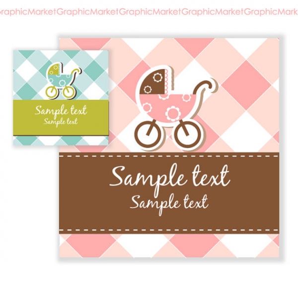 Download Hand Drawn Baby Shower Card/Invite 