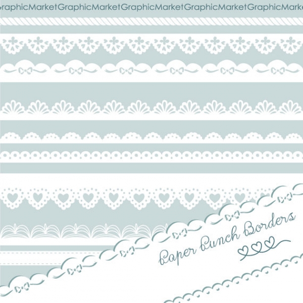 Download 20 Paper Punch Borders 