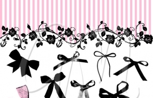 20 Ribbon Bow Clip Art