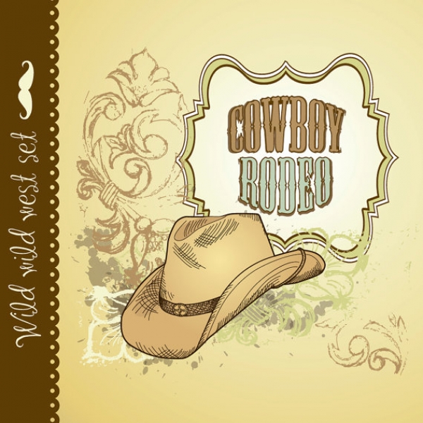 Download Hand Drawn Cowboy Card II 