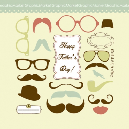Father's Day Mustache Card