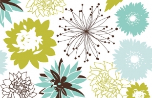 10 Floral Retro Designs