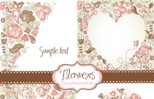 4 Floral Template Designs