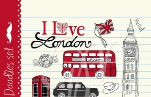 Hand Drawn London Clip Art