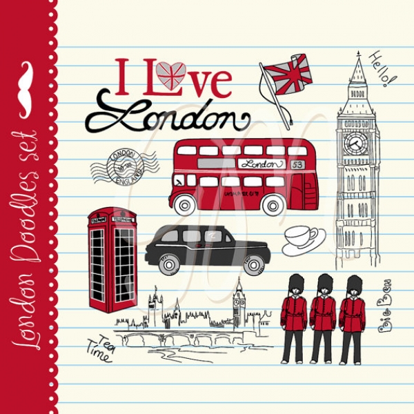 Download Hand Drawn London Clip Art 