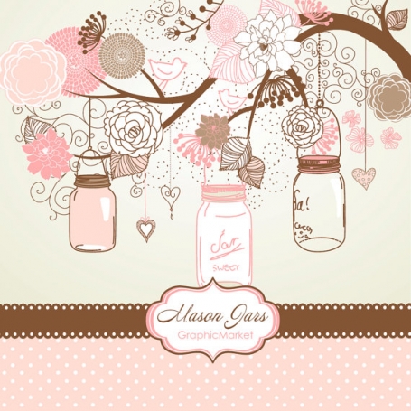 Mason Jars & Flowers