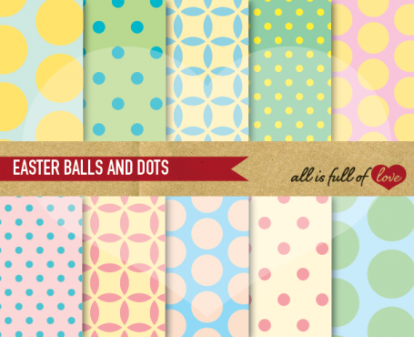 Pastel Balls and Dots