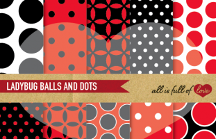 Ladybug Balls and Dots