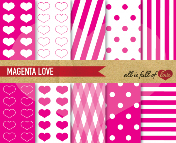 Download Magenta Love Background 