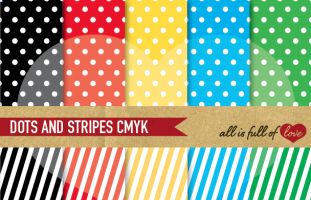 Dots and Stripes CMYK