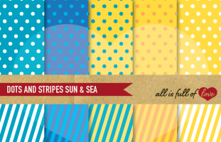 Sun and Sea Dots & Stripes