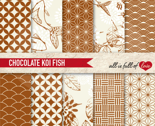 Download Chocolate Koi Fish Backgrounds 