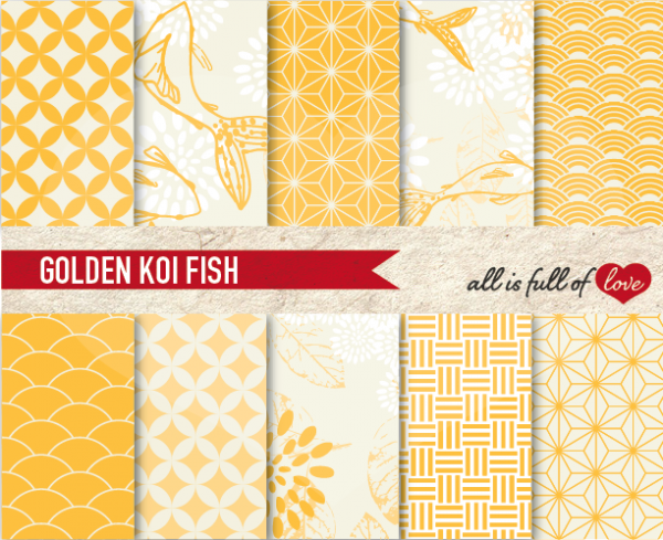 Download Golden Koi Fish Backgrounds 