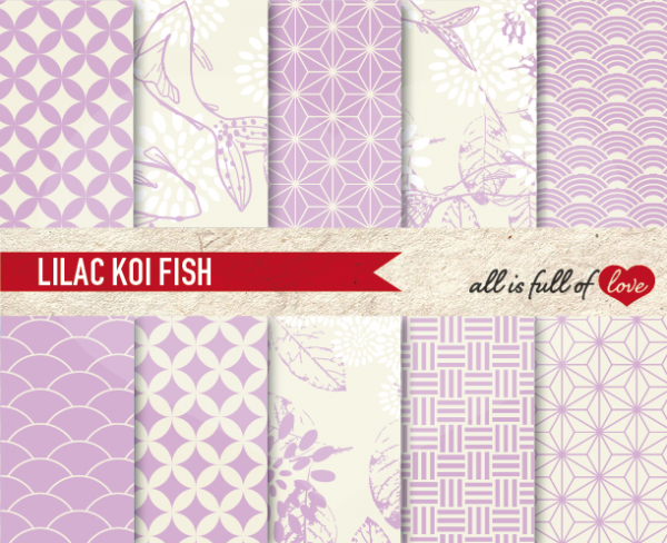 Download Lilac Koi Fish Backgrounds 