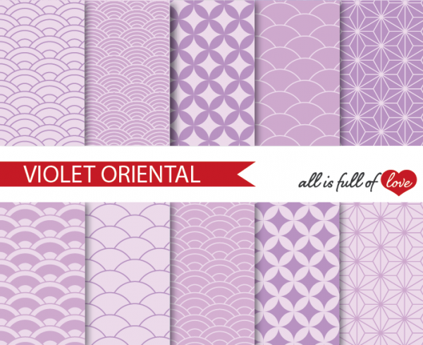 Download Violet Oriental Background 