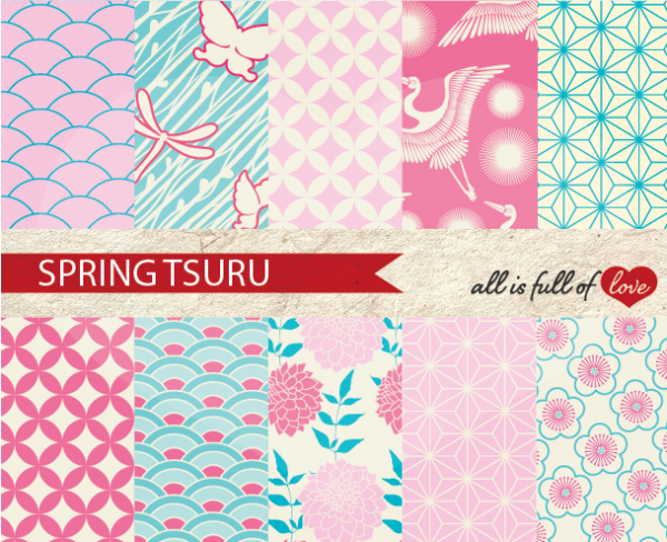 Download Spring Tsuru Backgrounds 