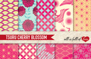 Tsuru Cherry Blossom Backgrounds