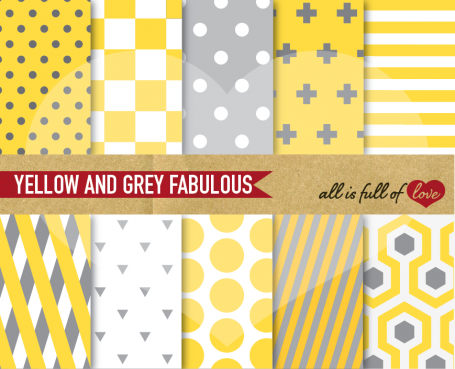 Yellow & Grey Tsuru Backgrounds