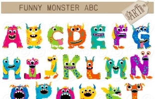 Bright, Fun Monster ABC
