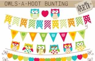 Bunting Owls A Hoot