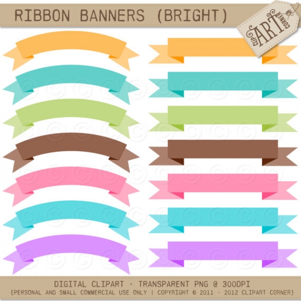 Download Ribbons Banners Bright 