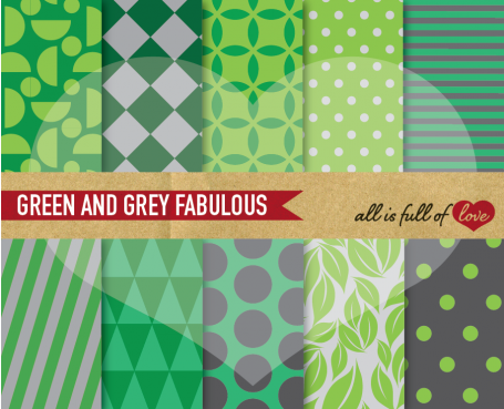 Green & Grey Fabulous